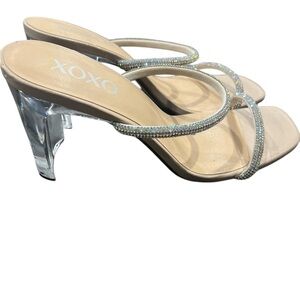 XOXO Verena Women's bling Strappy Heels